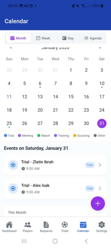 Calendar & Scheduling