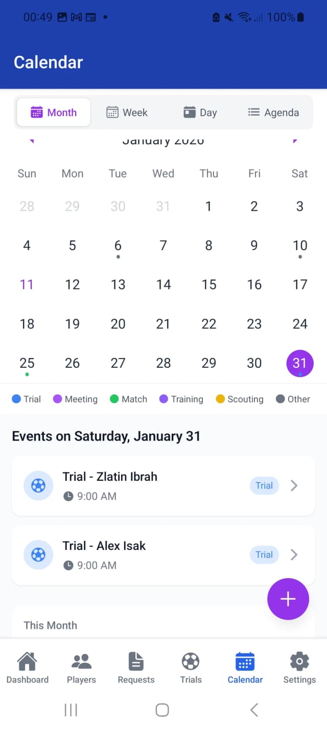 Calendar & Scheduling